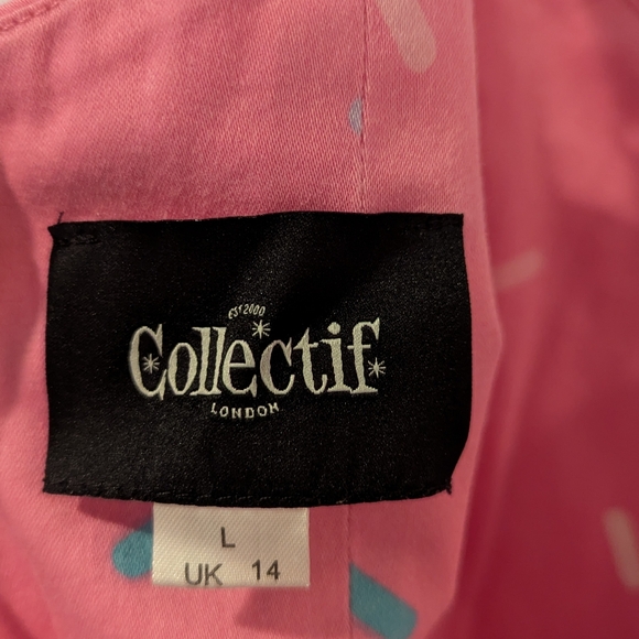 Collectif Jade Ice Cream Dress Size XL - Picture 4 of 7